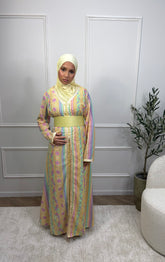 Caftan à couleurs