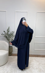 Ensemble Khimar 2 Pièces avec Dentelle